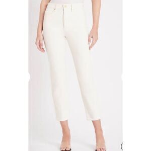 Frame Le Original high rise straight button fly jeans au natural 26